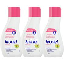 Kit 2 ou 3 Sabonete Íntimo Kronel Original 80mL Aroeira e Aveia Higiene Feminina Kit 2 ou 3 Sabonete Íntimo Kronel Original 80mL Aroeira e Aveia Higiene Feminina