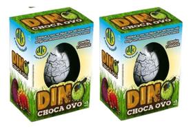 Kit 2 Ovos Dinossauro Coloca Na Agua Nasce Dino Dm Toys C75 Kit 2 Ovos Dinossauro Coloca Na Agua Nasce Dino Dm Toys C75