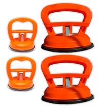 Kit 2 P + 2 G - Ventosa Sucção Extrator p/ Reparo de Amassados, Transporte de Vidros Telas Lisas TAM:G 11,5CM MOD101311