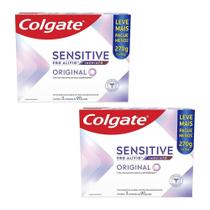 Kit 2 Pack Creme Dental Colgate Sensitive Pro-alívio Imediato 90g Kit 2 Pack Creme Dental Colgate Sensitive Pro-alívio Imediato 90g
