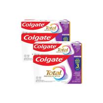 Kit 2 Pack Creme Dental Colgate Total Gengiva Reforçada 90g 3un Cada Kit 2 Pack Creme Dental Colgate Total Gengiva Reforçada 90g 3un Cada