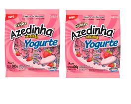 Kit 2 Pacotes Bala Mastigável Azedinha Iogurte 600Gr Cada Kit 2 Pacotes Bala Mastigável Azedinha Iogurte 600Gr Cada