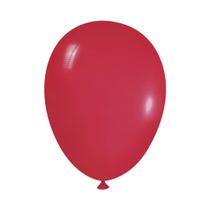 Kit 2 Pacotes Balão 7 Polegadas Vermelho 50un Total 100un