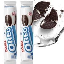 Kit 2 Pacotes Biscoito Oreo Double Creme 157G Importado