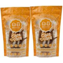 Kit 2 pacotes cisca cisca mordedor natural pé de galinha