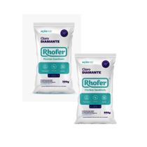 Kit 2 pacotes Cloro Para Piscina Rhofer Pacote 1kg ou 500g Kit 2 pacotes Cloro Para Piscina Rhofer Pacote 1kg ou 500g