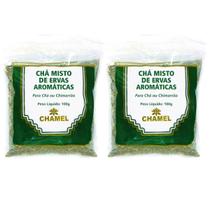 Kit 2 Pacotes De Chá Misto De Ervas 100 Gramas - Chamel
