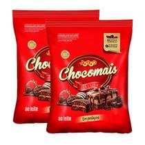 Kit 2 Pacotes de Chocolate ao Leite em Pedaços Chocomais Kit 2 Pacotes de Chocolate ao Leite em Pedaços Chocomais