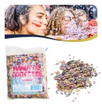 Kit 2 Pacotes De Confetes Papel Colorido Carnaval Festa Decoração Kit 2 Pacotes De Confetes Papel Colorido Carnaval Festa Decoração