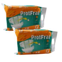 Kit 2 pacotes de fraldas descartáveis adulto protfral