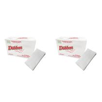 Kit 2 Pacotes de Papel Interfolha 100% Celulose 20x21 2 Dobras folha simples Dubbon - 20g