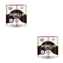 Kit 2 Pacotes de Papel toalha Sorella Absolute Folha Dupla para cozinha com 2 rolos Kit 2 Pacotes de Papel toalha Sorella Absolute Folha Dupla para cozinha com 2 rolos