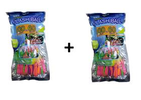 Kit 2 pacotes de Splash Ball Bexigas Balão p/ Encher De Água