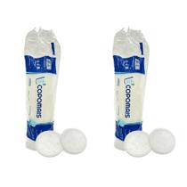 Kit 2 Pacotes de Tampa para Pote 200ml e Copos 400/500/550ml transparente Copomais com 50 unidades