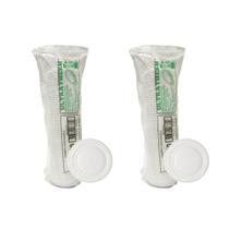 Kit 2 pacotes de Tampa para Potes de isopor 200 e 300ml Ultratherm com 50 unidades