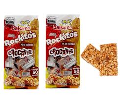 Kit 2 pacotes Doce Pé De Moleque Crocante Rockitós 800g Kit 2 pacotes Doce Pé De Moleque Crocante Rockitós 800g