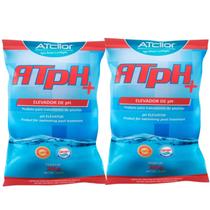 Kit 2 pacotes eleva o ph estabiliza mantém a água saudável 2kg atcllor Kit 2 pacotes eleva o ph estabiliza mantém a água saudável 2kg atcllor