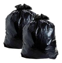 Kit 2 Pacotes Saco Lixo Preto 100 Litros Espessura Média 50U