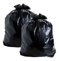 Kit 2 Pacotes Saco Lixo Preto 200 Litros Espessura Média 50u