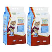Kit 2 Pacotes Tapete Higiênico Para Cachorro Tico Pads 50 Unidades 60x55cm