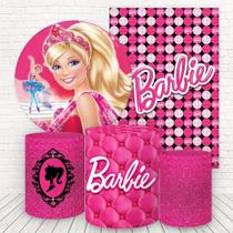 Kit 2 Painéis E Capas 3D Sublimado Barbie Fkpc-579