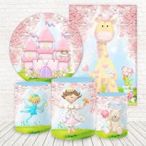 Kit 2 Painéis E Capas 3D Sublimado Castelo Fkpc-1598