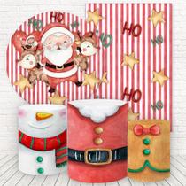 Kit 2 Painéis E Capas 3D Sublimado Natal Fkpc-1014