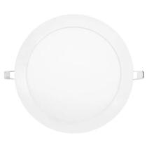 Kit 2 Painéis Led Embutir 15w Redonda Branca Fria 6000k