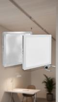 Kit 2 Painéis LED Sobrepor 25W Quadrado 28x28 Bivolt