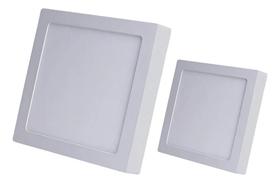 Kit 2 Painel De Led Sobrepor 18W Quadrado 22Cm 6500K Avant E