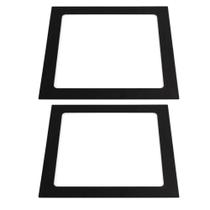 Kit 2 painel embutir slim led quadrado preto 24w 6500k llum Kit 2 painel embutir slim led quadrado preto 24w 6500k llum