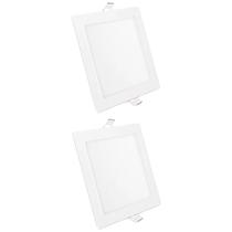 Kit 2 Painel Led Quadrado Embutir 30W 6500K Bivolt Foxlux Kit 2 Painel Led Quadrado Embutir 30W 6500K Bivolt Foxlux