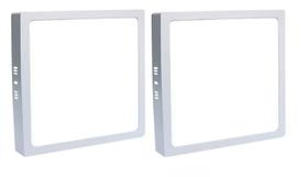 Kit 2 Painel Led Sobrepor 24w Quadrado - Elgin
