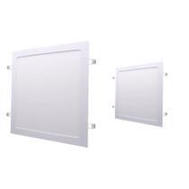 Kit 2 Painel Plafon Led 24w Quadrado Embutir 3000k Luminária Bivolt Branco-Quente Kit 2 Painel Plafon Led 24w Quadrado Embutir 3000k Luminária Bivolt Branco-Quente