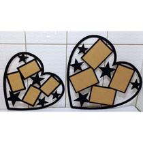 Kit 2 painel porta retrato formato coração Kit 2 painel porta retrato formato coração