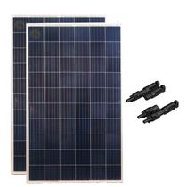 Kit 2 Painel Solar 280w Policristalino Resun e Conector MC4y