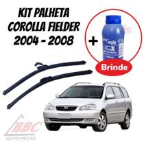 Kit 2 Palhetas Limpador De Parabrisa Dianteiro Corolla Fielder 2004 - 2008