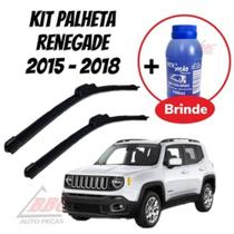 Kit 2 Palhetas Limpador De Parabrisa Dianteiro Renegade 2015 - 2018 Kit 2 Palhetas Limpador De Parabrisa Dianteiro Renegade 2015 - 2018