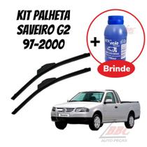 Kit 2 Palhetas Limpador De Parabrisa Dianteiro Saveiro G2 1997 - 2000