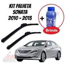 Kit 2 Palhetas Limpador De Parabrisa Dianteiro Sonata 2010 - 2013