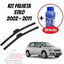 Kit 2 Palhetas Limpador De Parabrisa Dianteiro Stilo 2002 - 2011