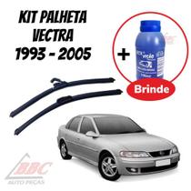 Kit 2 Palhetas Limpador De Parabrisa Dianteiro Vectra 1993 ate 2005