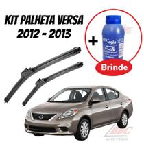 Kit 2 Palhetas Limpador De Parabrisa Dianteiro Versa 2012 - 2013 Kit 2 Palhetas Limpador De Parabrisa Dianteiro Versa 2012 - 2013