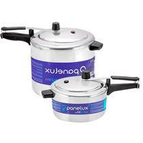 Kit 2 Panelas De Pressão 3,0 e 10 Litros Polida Classic Panelux 2 Peças Kit 2 Panelas De Pressão 3,0 e 10 Litros Polida Classic Panelux 2 Peças