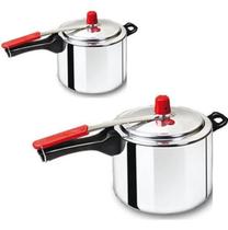 Kit 2 Panelas De Pressão 4,5 E 10,0 Litros