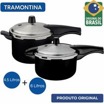 KIT 2 panelas de pressão TRAMONTINA 4.5l e 6l ORIGINAL