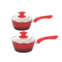 Kit 2 Panelas Indução Cerâmica Rubi 3,7mm 18 e 20cm Kit 2 Panelas Indução Cerâmica Rubi 3,7mm 18 e 20cm