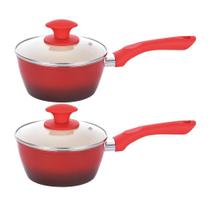 Kit 2 Panelas Indução Cerâmica Rubi 3,7Mm 20Cm Antiaderente