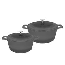 Kit 2 Panelas Mimo Cook&Chef - Cinza Kit 2 Panelas Mimo Cook&Chef - Cinza