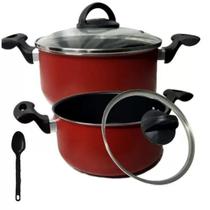 Kit 2 Panelas Panela Plus Tamanho Nº 20 E 18 Antiaderente